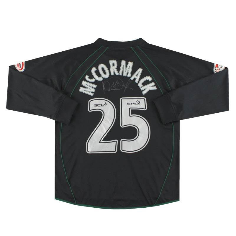 2007-08 Hibernian Le Coq Sportif 'Signed' Spieler-Trikot McCormack #25 L/S M