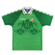 1996-98 Irland Umbro Player Issue Heimtrikot #12 L