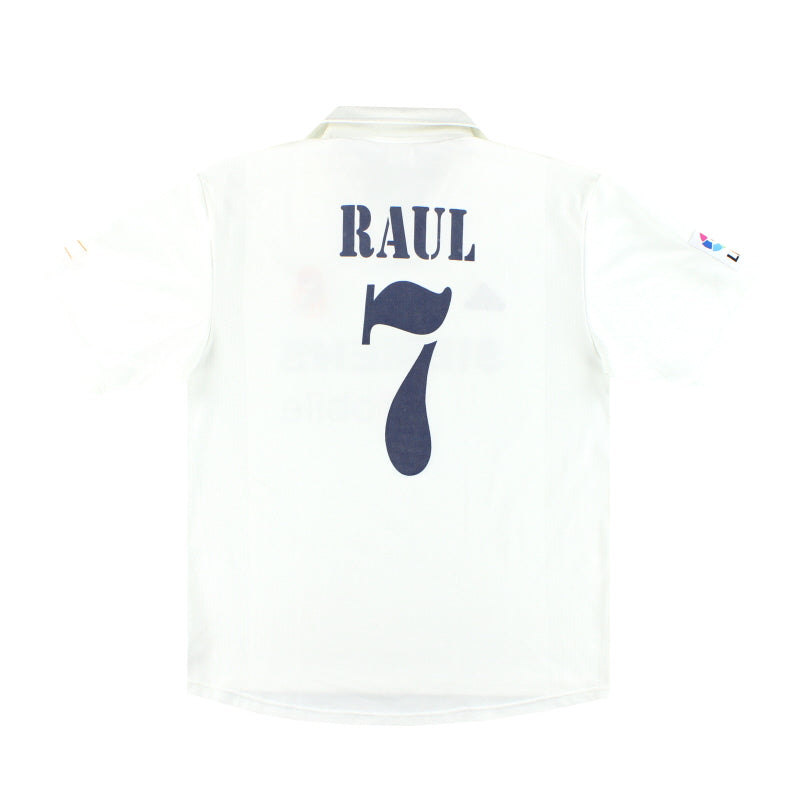 2002-03 Real Madrid adidas Centenary Heimtrikot Raul #7 L