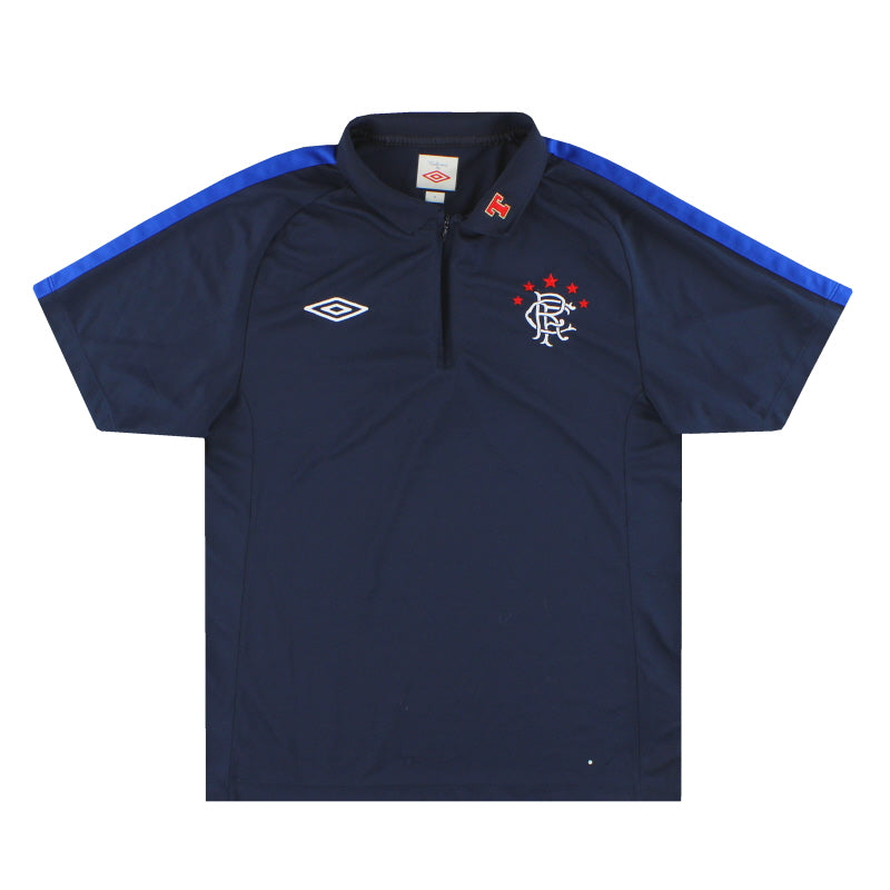 2010-11 Rangers Umbro 1/4-Zip Trainingsshirt M