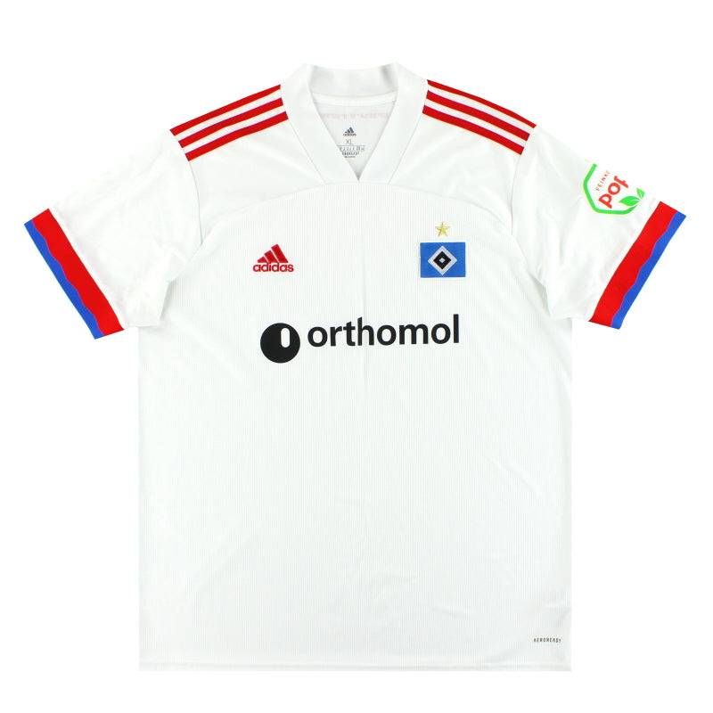 2020-21 Hamburg adidas Heimtrikot *Neuwertig* XL