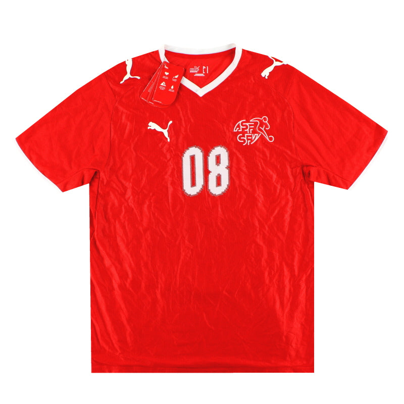 2008-10 Schweiz Puma Heimtrikot #08 *mit Etiketten* M