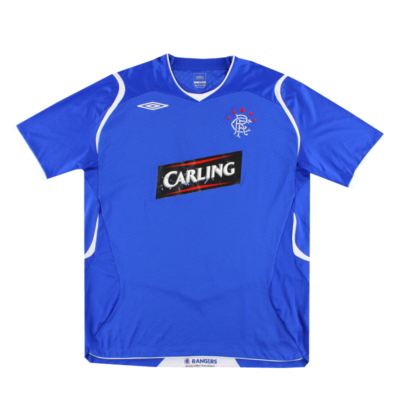 2008-09 Rangers Umbro Heimtrikot XL