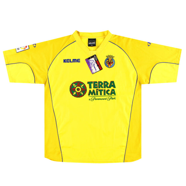 2003-04 Villarreal Kelme Home Shirt *w/tags* XL