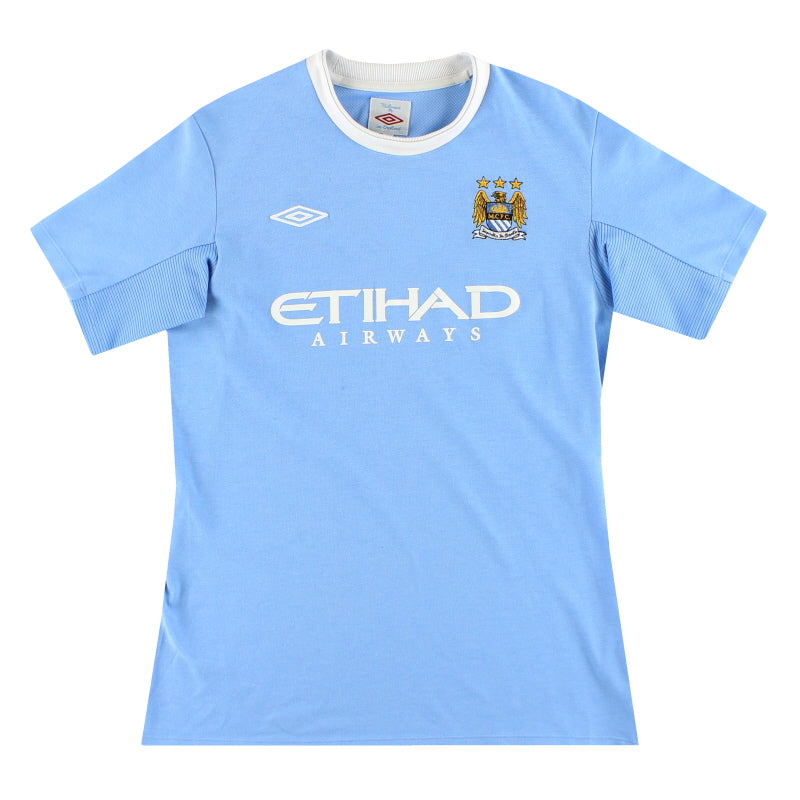 2009-10 Manchester City Umbro Heimtrikot Damen 10