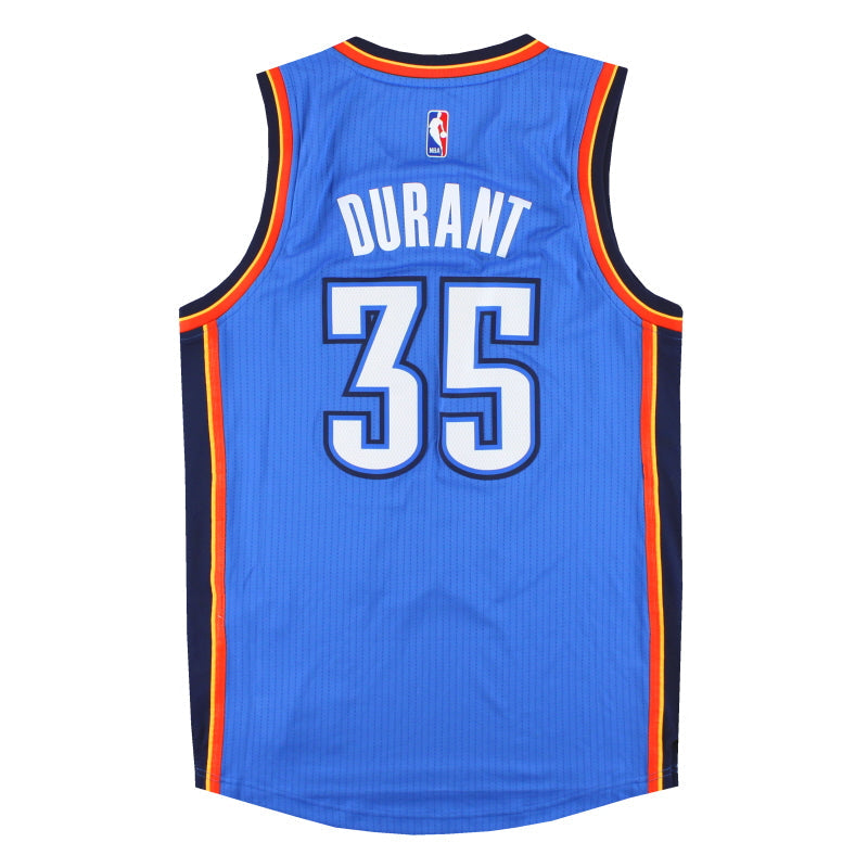2010-17 Oklahoma City Thunder adidas Swingman Auswärtstrikot Durant #35 *mit Etikett* S