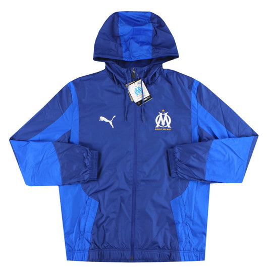 2023-24 Marseille Puma Pre-Match Woven Anthem Jacket *BNIB* M