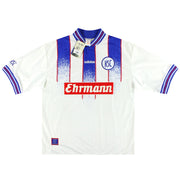 1996-98 Karlsruher adidas Heimtrikot *mit Etiketten* XL
