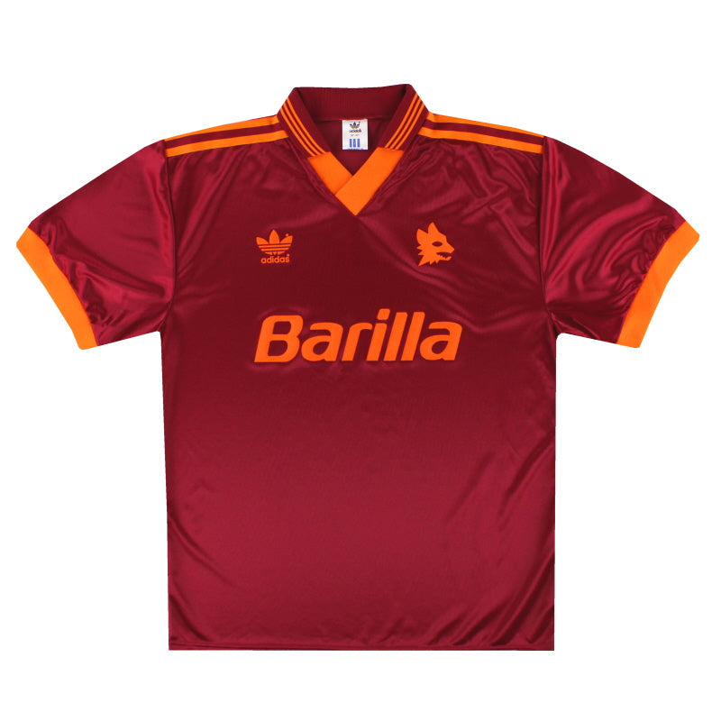 1992-94 Roma adidas Heimtrikot *Neuwertig* M