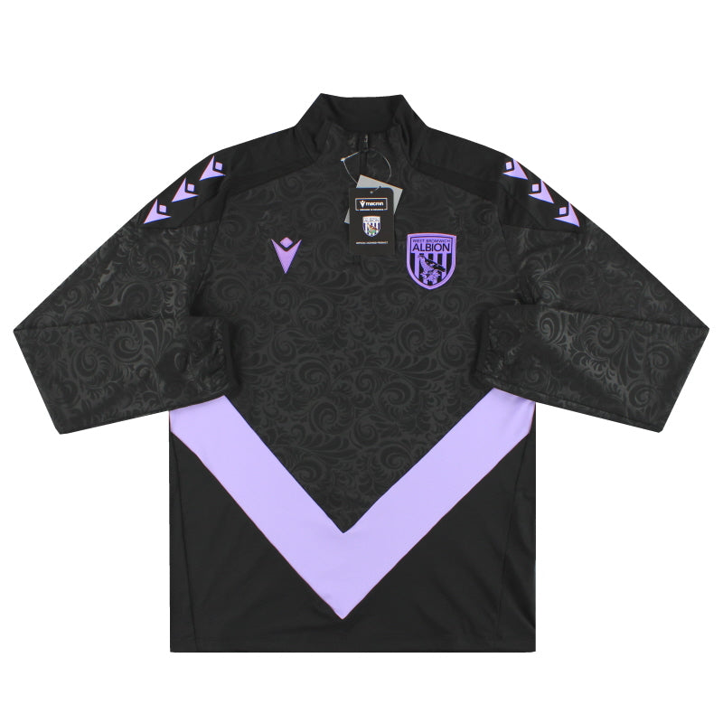 2024-25 West Brom Macron 1/4-Zip Trainingstop *m. Etikett* L