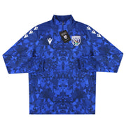 2024-25 West Brom Macron 1/4 Zip Warm-Up Top *Neu mit Etikett* L