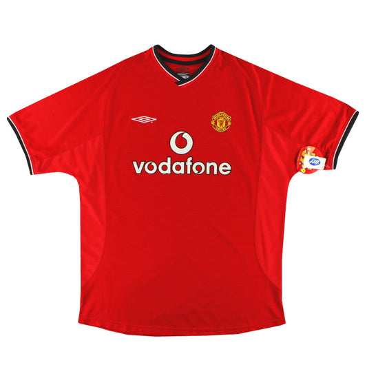 2000-02 Manchester United Umbro Home Shirt *w/tags* XL