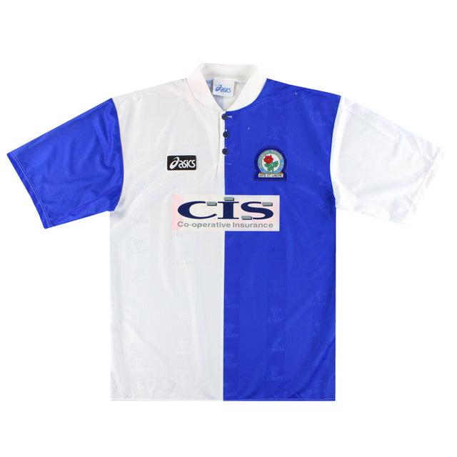 1996-98 Blackburn Asics Home Shirt L