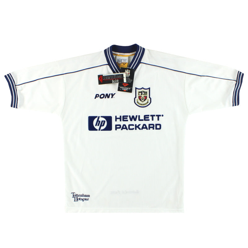 1997-99 Tottenham Pony Heimtrikot *mit Etiketten* S