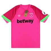 2023-24 West Ham Umbro Torwarttrikot *mit Etiketten* L
