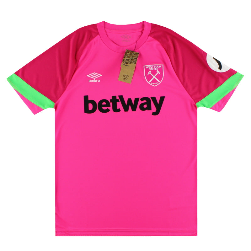 2023-24 West Ham Umbro Torwarttrikot *mit Etiketten* L