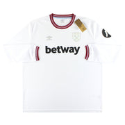 2023-24 West Ham Umbro Auswärtstrikot L/S *mit Etiketten* 4XL