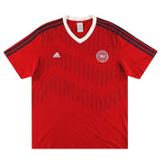 2012-13 Dänemark adidas Freizeit-T-Shirt *Neu* XL