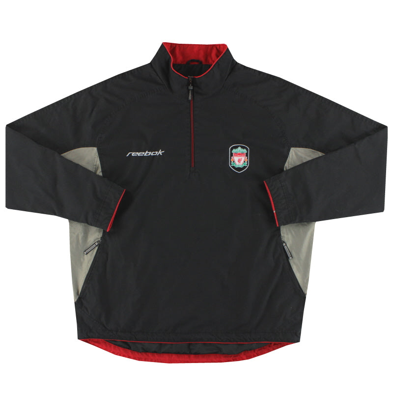 2002-04 Liverpool Reebok 1/2 Zip Trainingspullover XL