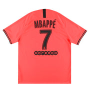 2019-20 Paris Saint-Germain Nike Auswärtstrikot Mbappé #7 XL