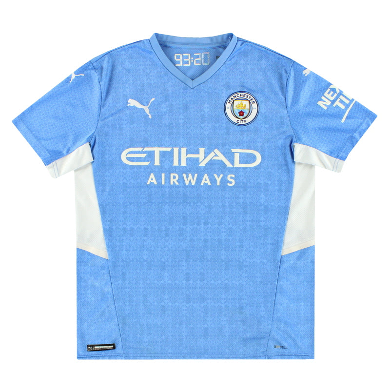 2021-22 Manchester City Puma Home Shirt XL.Boys