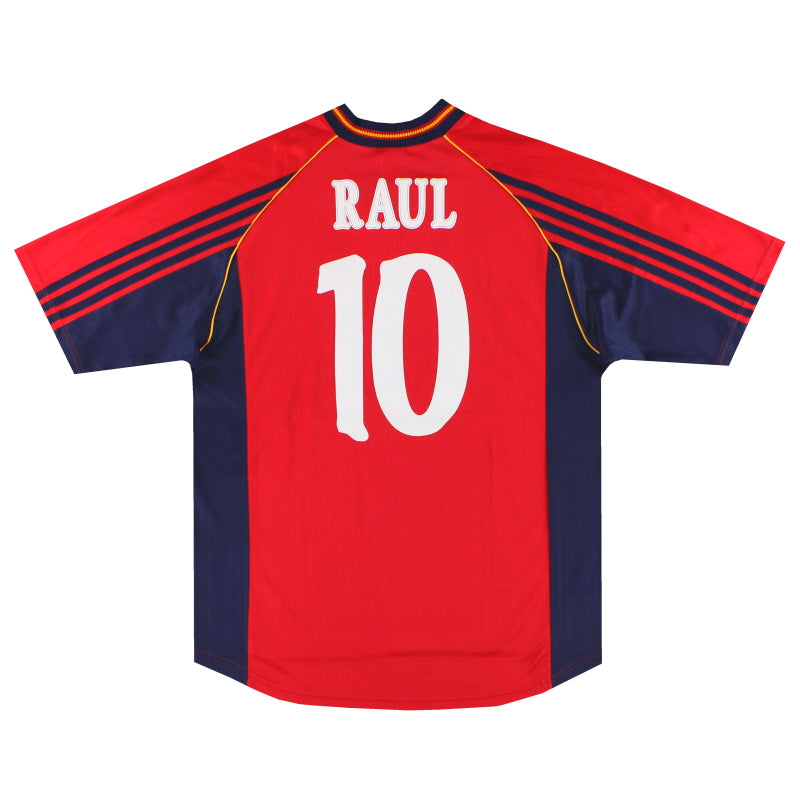 1998-99 Spanien adidas Heimtrikot Raúl #10 L