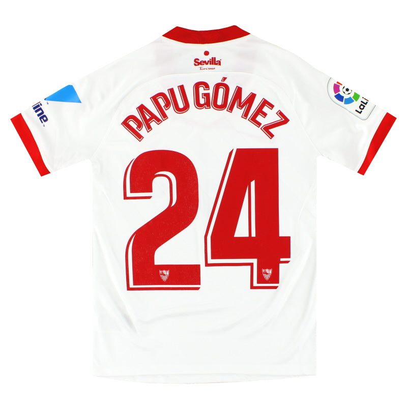 2020-21 Sevilla Nike Heimtrikot Papu Gomez #24 S