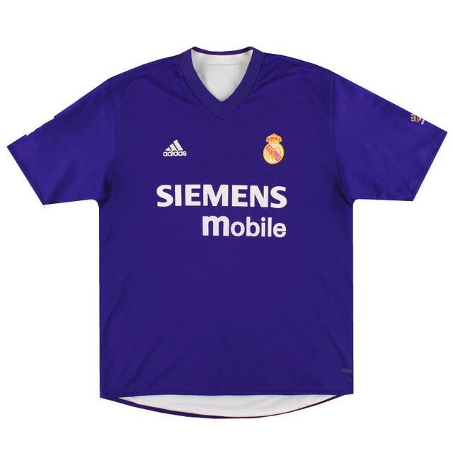 2002-03 Real Madrid adidas Centenary Reversible Third Shirt L