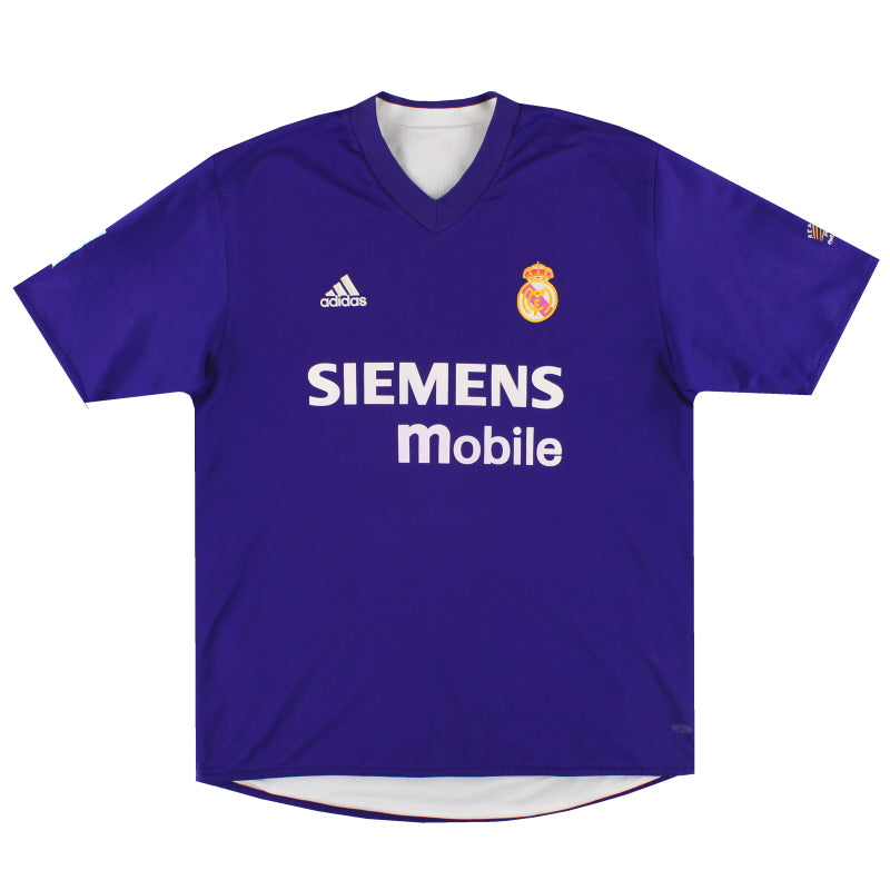 2002-03 Real Madrid adidas Centenary Wendetrikot Auswärts L