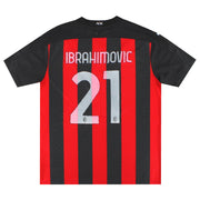 2020-21 AC Mailand Puma Authentic Heimtrikot Ibrahimovic #21 XXL