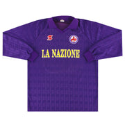 1989-90 AC Florenz Heimtrikot #13 Langarm L