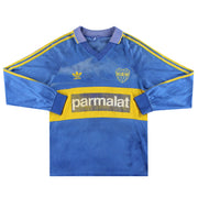 1992-93 Boca Juniors adidas Heimtrikot Langarm L