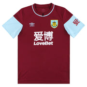 2020-21 Burnley Umbro Heimtrikot L