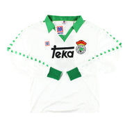 1987-88 Racing Santander Spielerversion Heimtrikot #5 Langarm *mit Etiketten* XL