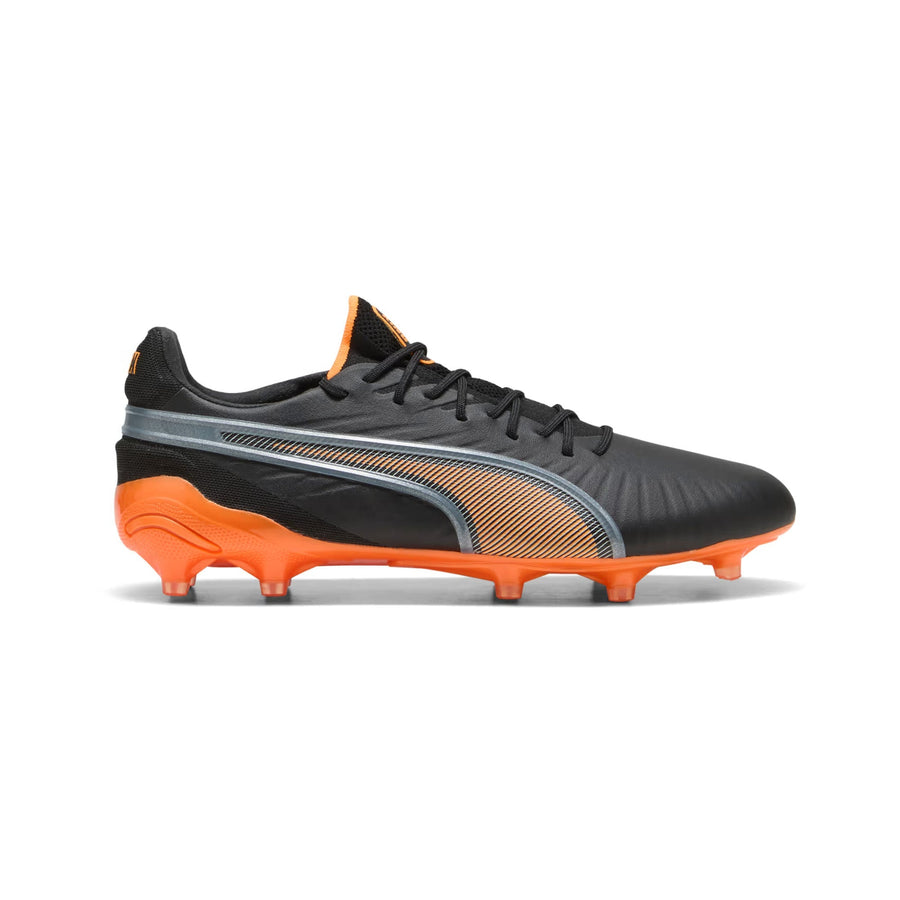Puma King Ultimate FG/AG Fußballschuhe - Puma Black/Heat Fire/Puma Silver