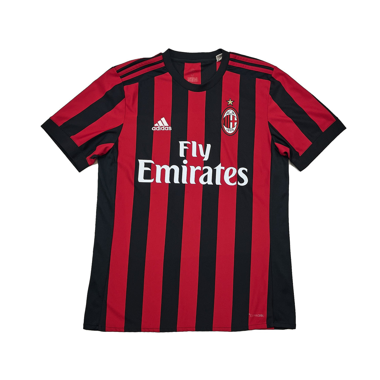 CULT KITS - 2017/18 AC MILAN ANDRE SILVA #9 HOME SHIRT (M) ADIDAS