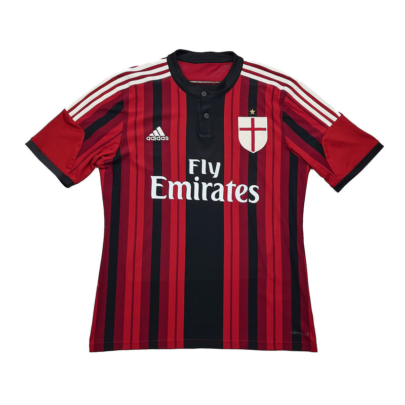 CULT KITS - 2014/15 AC MILAN HONDA #10 HOME SHIRT (M) ADIDAS