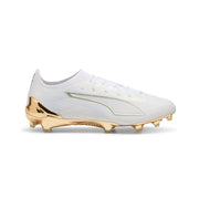 Puma Ultra 6 Ultimate FG Fußballschuhe - Puma White/Metallic Gold/Puma Black