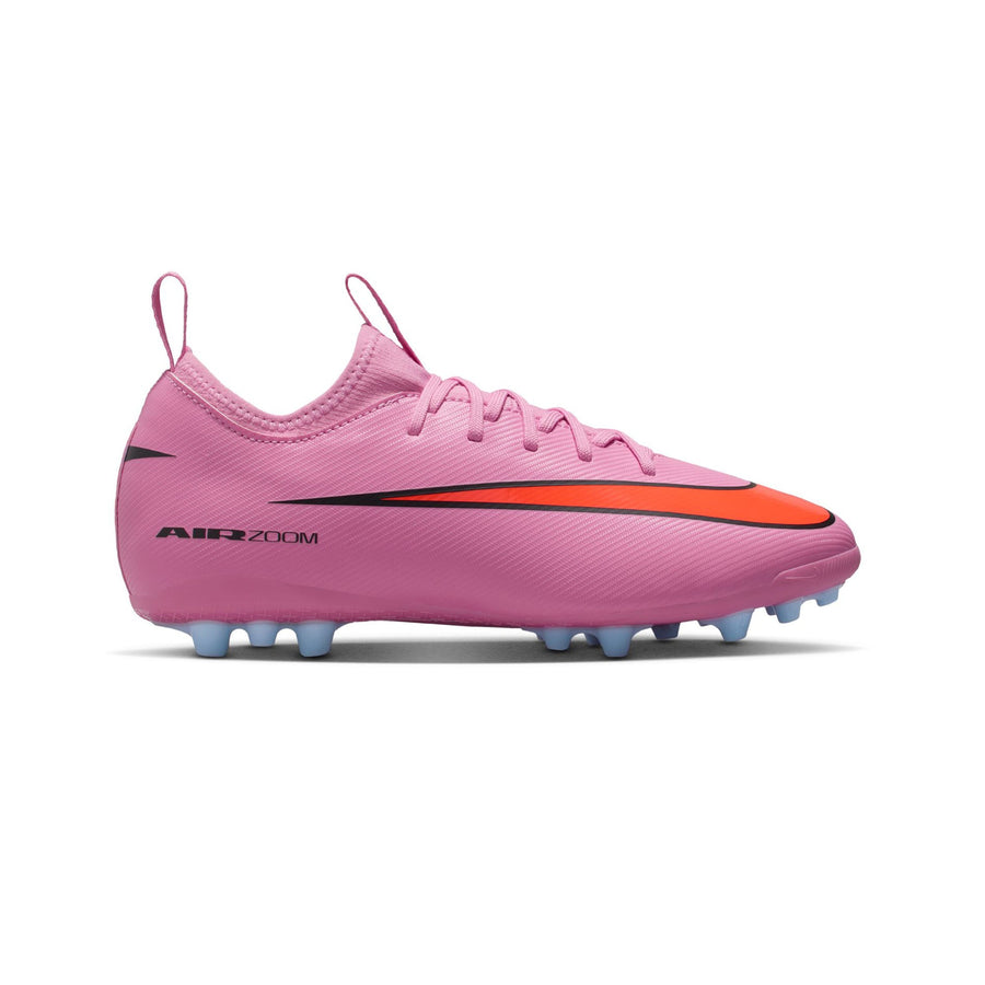 Nike Mercurial Vapor 16 Academy AG Fußballschuhe Jnr - Magic Flamingo/Schwarz/Total Crimson