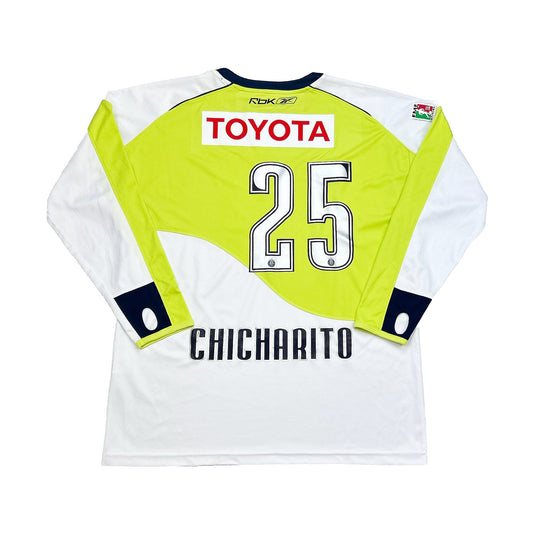 CULT KITS - 2008/09 CHIVAS GUADALAJARA CHICHARITO #25 L/S AWAY SHIRT (XL) REEBOK