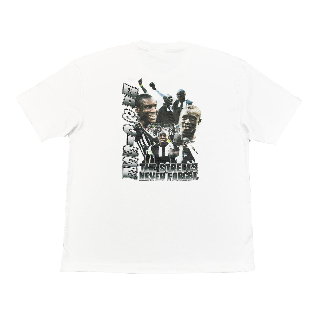 NEWCASTLE UNITED BA & CISSE BOOTLEG TEE, Cult Kits, Large / Newcastle / White