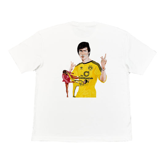 Bruce Lee Hong Kong Pop-Up Graphic Tee, Small / White / Hong Kong