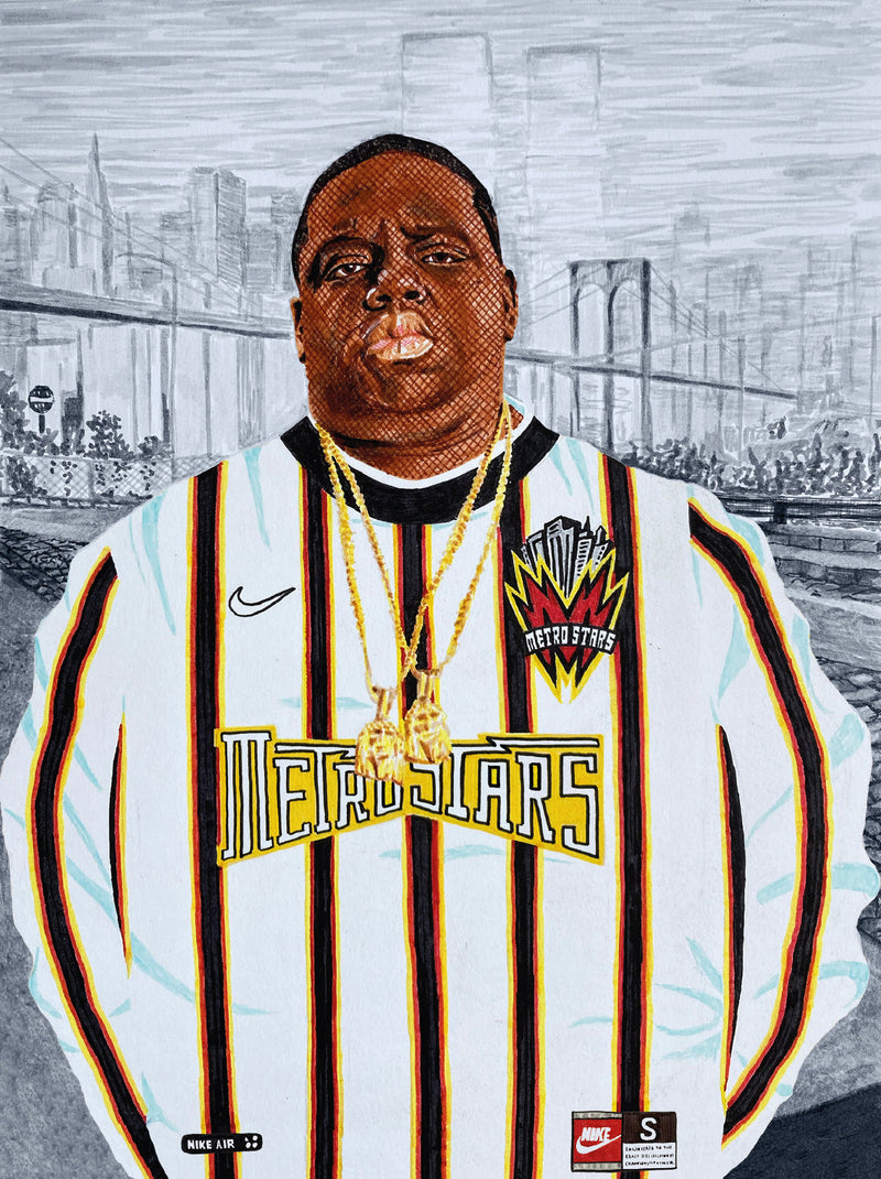 BIGGIE METRO STARS A3 PRINT