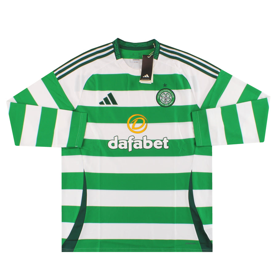 2024-25 Celtic adidas Heimtrikot L/S *mit Etiketten* XL