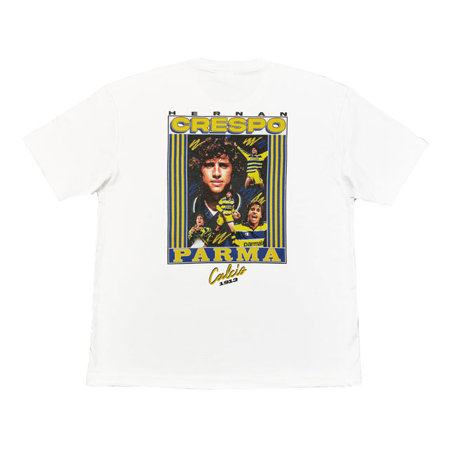 PARMA HERNAN CRESPO BOOTLEG TEE, Cult Kits, XXL / Parma / White