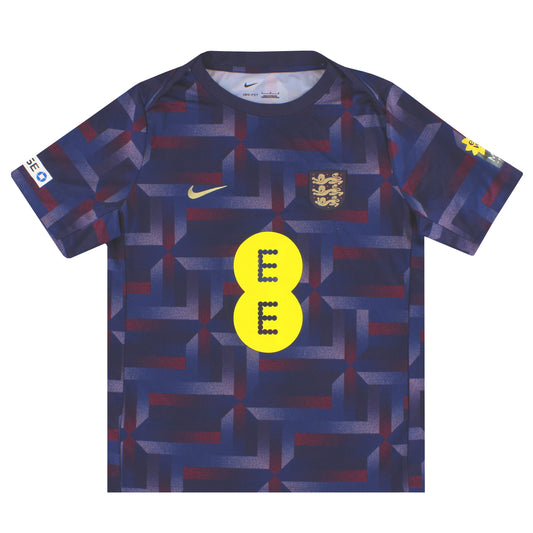 2024-25 England Nike Player Issue Pre-Match Shirt M