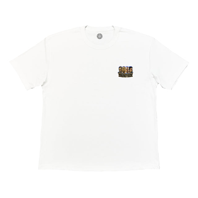 REAL MADRID THE GÁLACTICOS BOOTLEG TEE | Cult Kits, XL / Real Madrid / White