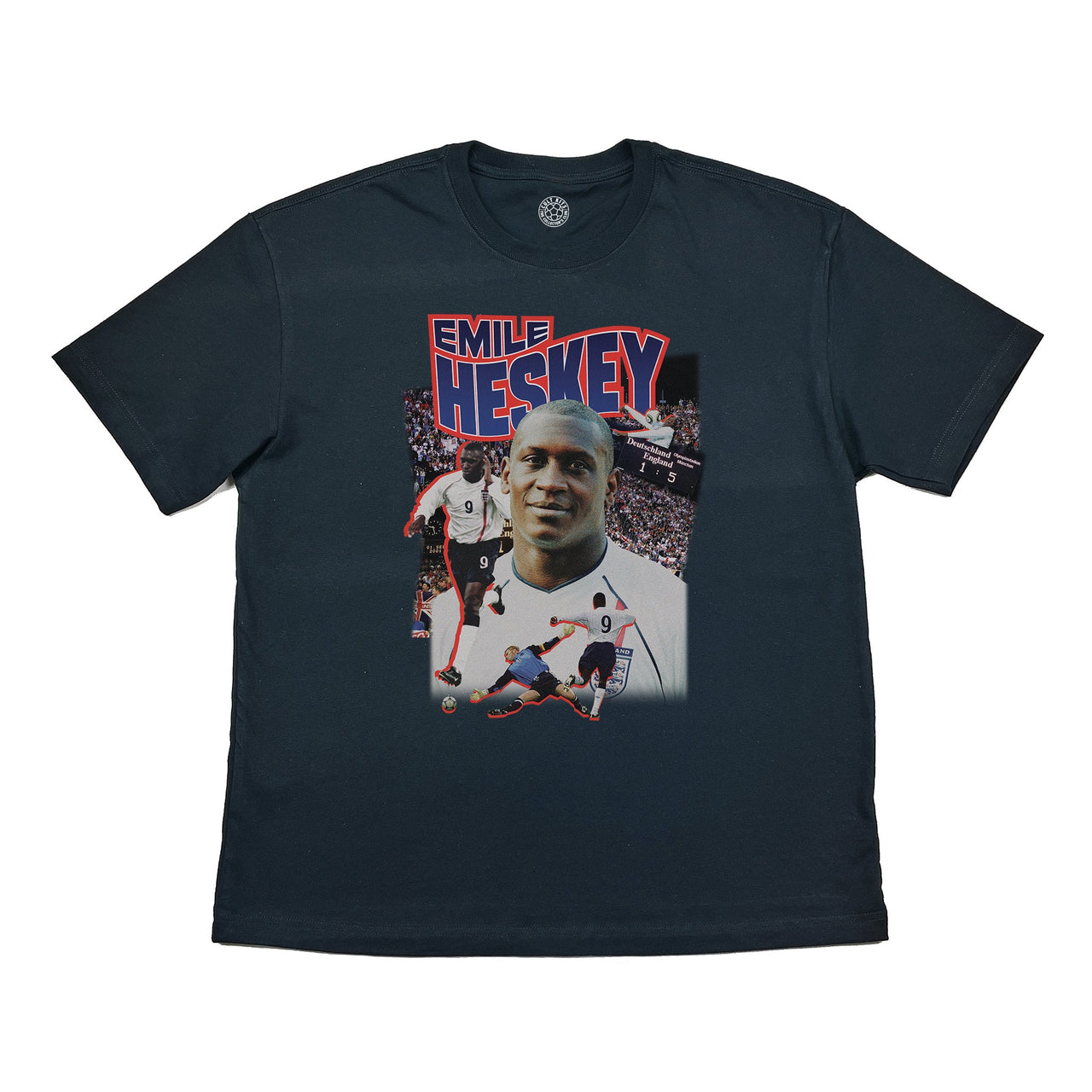 England Heskey Bootleg Tee, Large / England / Black