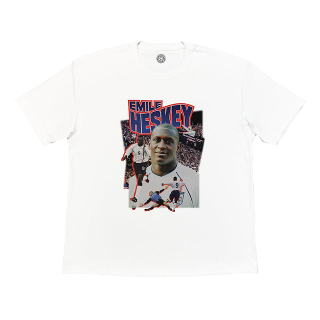 England Heskey Bootleg Tee, XXL / England / White
