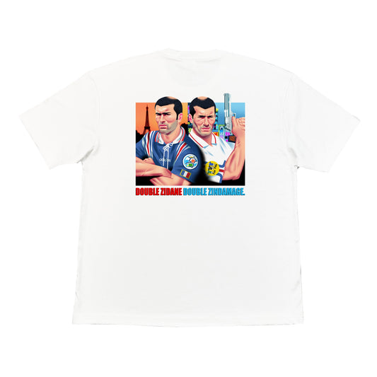 Double Zindamage Hong Kong Pop-Up Graphic Tee, Medium / White / Hong Kong